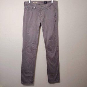 AG Gray The Stilt Cigarette Leg Denim Jeans 27